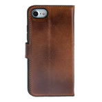 Magnetic Detachable Wallet Case // Burnished Tan Leather (iPhone 7)