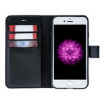 Magnetic Detachable Wallet Case // Rolex Black Leather (iPhone 7)