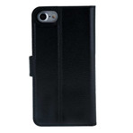 Magnetic Detachable Wallet Case // Rolex Black Leather (iPhone 7)