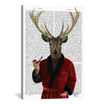 Deer In Smoking Jacket (18"W x 26"H x 0.75"D)