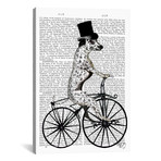 Dalmatian On Bicycle (18"W x 26"H x 0.75"D)