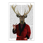 Deer In Smoking Jacket (18"W x 26"H x 0.75"D)