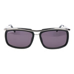 Men's Rectangle Sunglasses // Matte Black