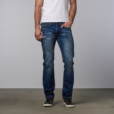 Relaxed Straight Leg Jean // Light Blue (29WX32L)