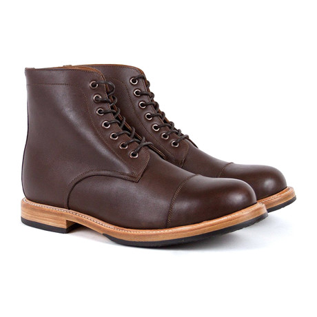 Goodyear Welted Captoe // Dark Brown (US: 8)