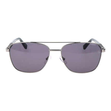 EZ0014 Sunglasses // Gray + Silver