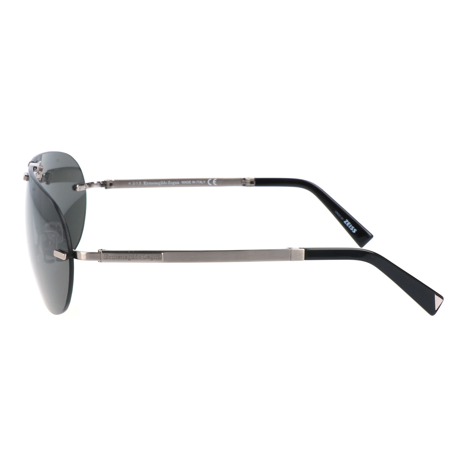 E. Zegna // Neroni Sunglass // Grey + Silver - Show Stopping Sunglasses ...