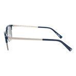 Men's EZ0047 Polarized Sunglasses // Shiny Blue, Smoke