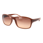 Rounded Rectangle Sunglasses // Russet