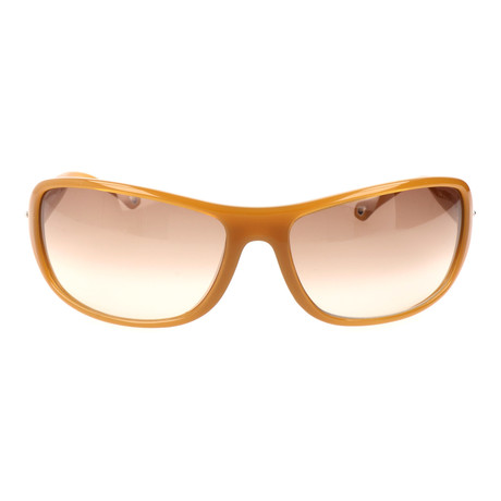 Curved Rectangle Sunglasses // Honey