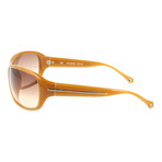 Curved Rectangle Sunglasses // Honey