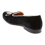 Bryan Dapper Clown Velvet Slipper // Black (US: 10.5)