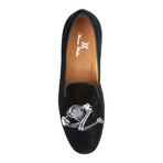 Bryan Prayer Velvet Slipper // Black (US: 11)