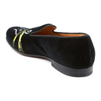 Bryan Crime Scene Velvet Slipper // Black (US: 8)