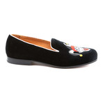 Bryan Dapper Clown Velvet Slipper // Black (US: 8.5)