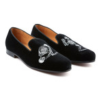 Bryan Prayer Velvet Slipper // Black (US: 7.5)