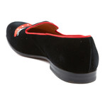 Bryan West Side Story Velvet Slipper // Black (US: 10)