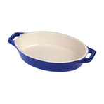 Oval Baking Dish // 9" (Dark Blue)