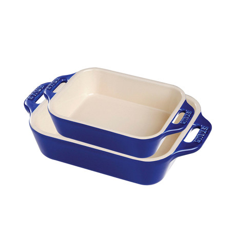 Rectangular Baking Dish // Dark Blue // Set of 2