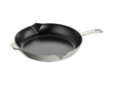 Staub French Cast-Iron Cookware Frying Pan // Graphite Gray