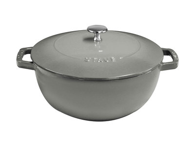 Staub French Cast-Iron Cookware Essential French Oven // Graphite Gray