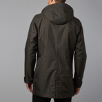 Succinct Trench // Caviar Heather (XL)