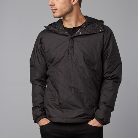 Synfill Hoody Pullover // Caviar (XS)