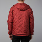 Synfill Hoody Pullover // Pomegranate (L)