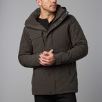 Blazing Down Jacket // Caviar Heather (XL)