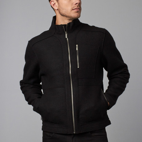 Felt Over Jacket // Caviar (XS)