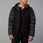 Dual Down Jacket // Caviar (XL)