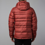 Drop Down Hoody Jacket // Pomegranate (XL)