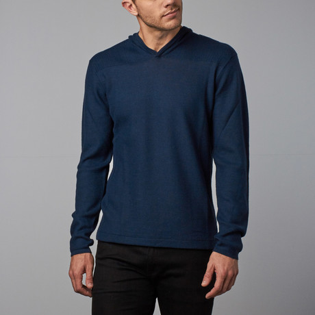 Huascaran Alpaca Hoody // Prussian (XS)