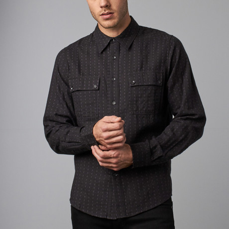 Shadow Box Long-Sleeve Shirt // Lagoon Plaid (XS)