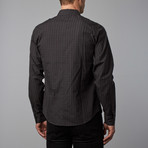 Parallelogram Long-Sleeve Shirt // Caviar Plaid (M)