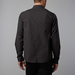 Parallelogram Long-Sleeve Shirt // Caviar Plaid (M)