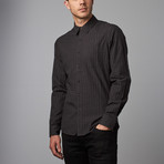 Parallelogram Long-Sleeve Shirt // Caviar Plaid (M)