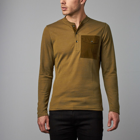 Randygoat Lite Henley // Frond Heather (XS)