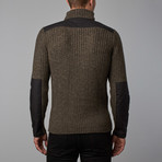 Nazca Alpaca Sweater // Clove Heather (XL)
