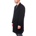 Button-Up Topcoat // Black (Euro: 52)