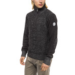 Half Zip-Up Sweater // Antracite (L)