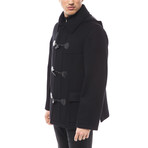 Toggle Coat // Black (Euro: 60)