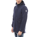 Hooded Jacket // Navy (S)