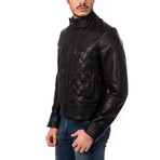 Quilted Leather Jacket // Nero (Euro: 46)