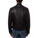 Quilted Leather Jacket // Nero (Euro: 46)