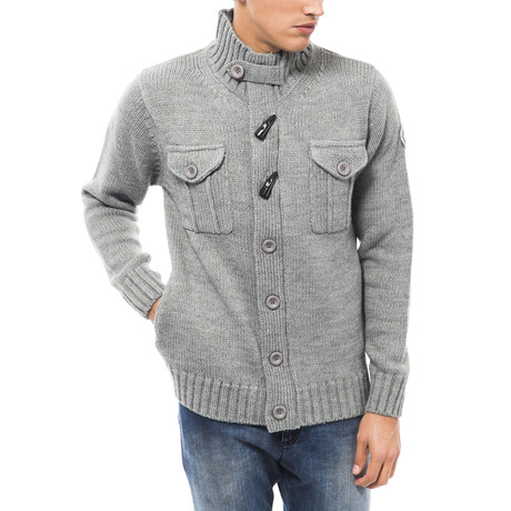 Double Chest Pocket Sweater // Grigio (S)