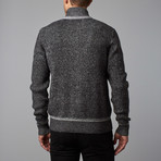 Reverse Sweater // Anthracite Grey + Denim (L)