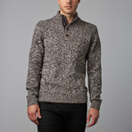 Preppy Sweater // Brown + Grey (M)