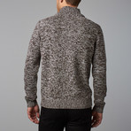 Preppy Sweater // Brown + Grey (L)