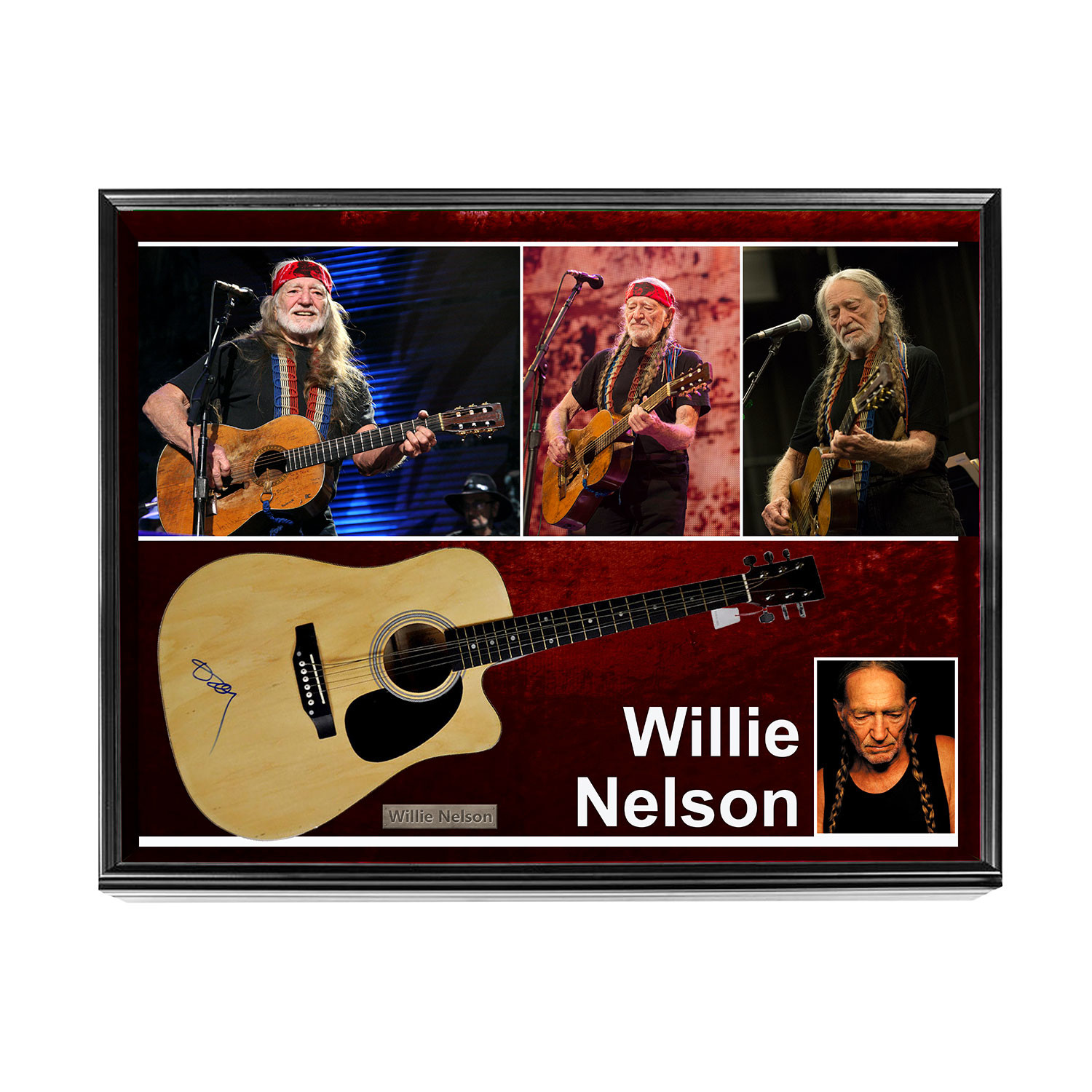 Willie Nelson Signed Guitar Autograph Pros Touch Of Modern 